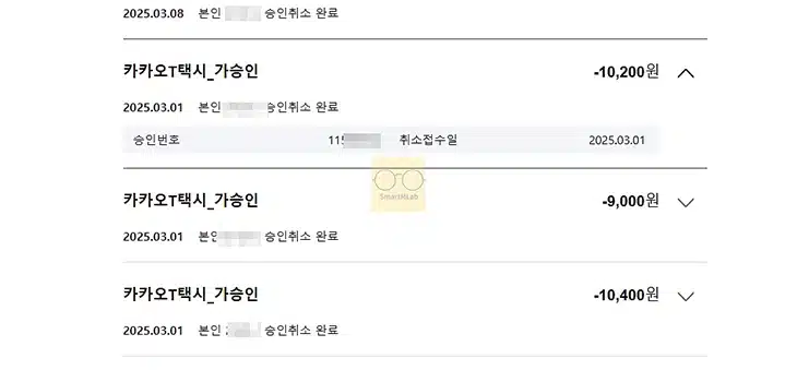 삼성카드 사용내역 조회 방법 - 승인,취소,할부 내역까지 확인 가능