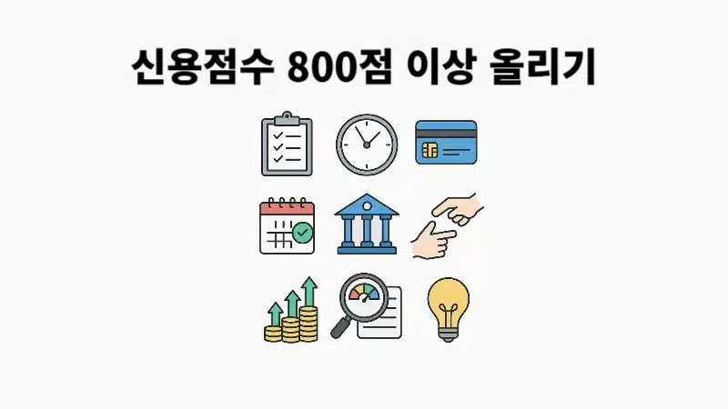 신용점수 800점 넘는 사람들의 공통점, 신용카드 사용법이 달랐다