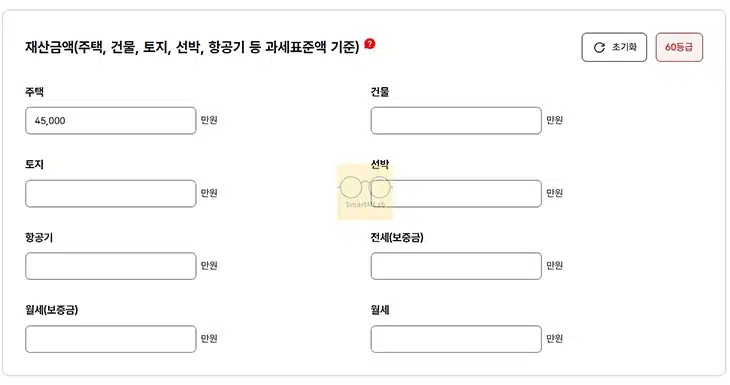 건강보험료 재산점수 계산 및 계산기 이용 방법