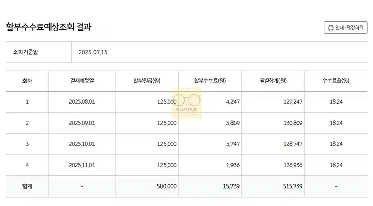 국민카드 분할납부 신청 방법, 수수료, 기간까지 알아보기