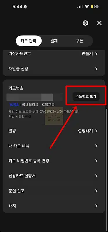 현대카드 번호, 유효기간 보는 법 앱으로 간단하게 조회하기