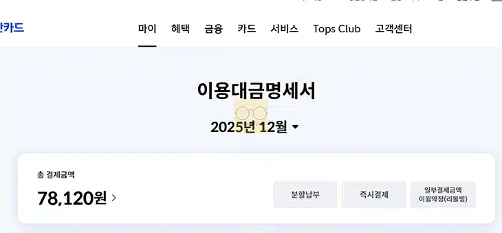 신한카드 명세서 조회 및 발급 출력하는 방법 정리