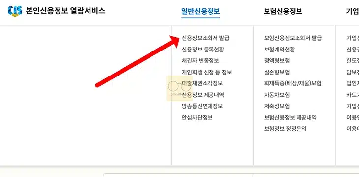 신용정보조회서 발급 방법, 인터넷으로 발급받아 모바일에서 확인하기
