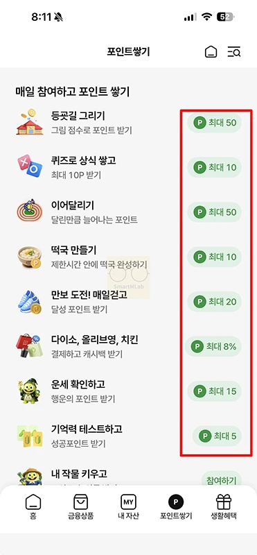 NH올원뱅크 포인트 쌓기 레벨업 이벤트 참여 방법과 혜택