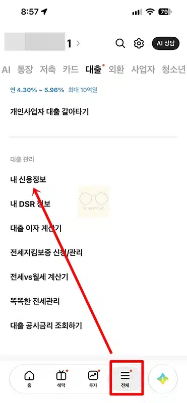 카카오뱅크 신용점수 올리기 방법, 신용점수 조회부터 제출까지