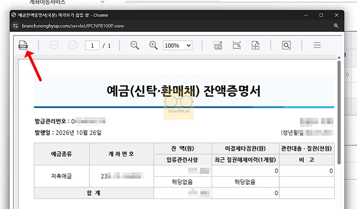 농협 잔액증명서 발급 방법, 모바일 발급 여부와 수수료 정리