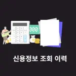 신용정보 조회 이력 확인하는 방법 및 삭제 가능 여부 총정리