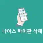나이스 마이핀 삭제 및 폐지하는 방법