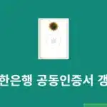 신한은행 공동인증서 갱신 방법, PC 모바일 앱에서 진행하기