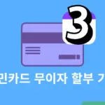 국민카드 무이자 할부 기간 정리, 혜택 적용 개월수 확인 방법