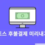 토스 후불결제 미리내기 방법 및 납부 취소 여부 정리