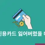 신용카드 잃어버렸을 때 신고 방법과 부정사용 대처법