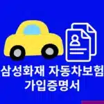 삼성화재 자동차보험 가입증명서 발급 방법, 모바일 및 PC 출력 정리