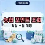 농협 포인트 조회 방법, 적립 소멸 예정 포인트까지 확인하기