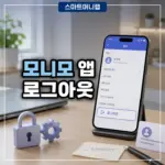 모니모 앱 로그아웃 방법, 계정 변경이 필요할 때 다시 시작하기