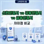 신한인증서 vs 공동인증서 vs 금융인증서 뭐가 다를까? 차이점 비교