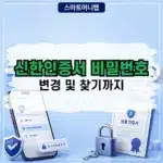 신한인증서 비밀번호 변경 방법, 잊어버렸다면 재발급해야 합니다