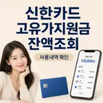 신한카드 고유가피해지원금 잔액조회 방법, 사용내역 확인 정리