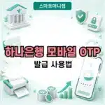 하나은행 모바일 OTP 발급 방법, 이체한도 얼마나 늘어날까?